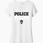 Potsdam Police Deptartment Police <span class="pdp-name-mascot">Potsdam Police Deptartment Police</span> Port & Company Women's Tri-Blend V-Neck T-Shirt Front Thumbnail