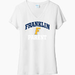 FRANKLIN HIGH SCHOOL WARRIORS Port & Company Women's Tri-Blend V-Neck T-Shirt Front Thumbnail
