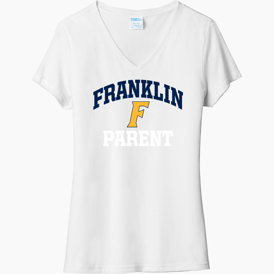 FRANKLIN HIGH SCHOOL WARRIORS Port & Company Women's Tri-Blend V-Neck T-Shirt