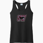 SOUTH WESTERN SENIOR HIGH SCHOOL MUSTANGS <span class="pdp-name-mascot">SOUTH WESTERN MUSTANGS</span> Port & Company Ladies Performance Tank Front Thumbnail