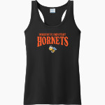 Hornung Elementary Hornets <span class="pdp-name-mascot">Hornung Elementary Hornets</span> Port & Company Ladies Performance Tank Front Thumbnail
