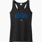 Iron County C4 Blue Jays <span class="pdp-name-mascot">Iron County C4 Blue Jays</span> Port & Company Ladies Performance Tank Front Thumbnail
