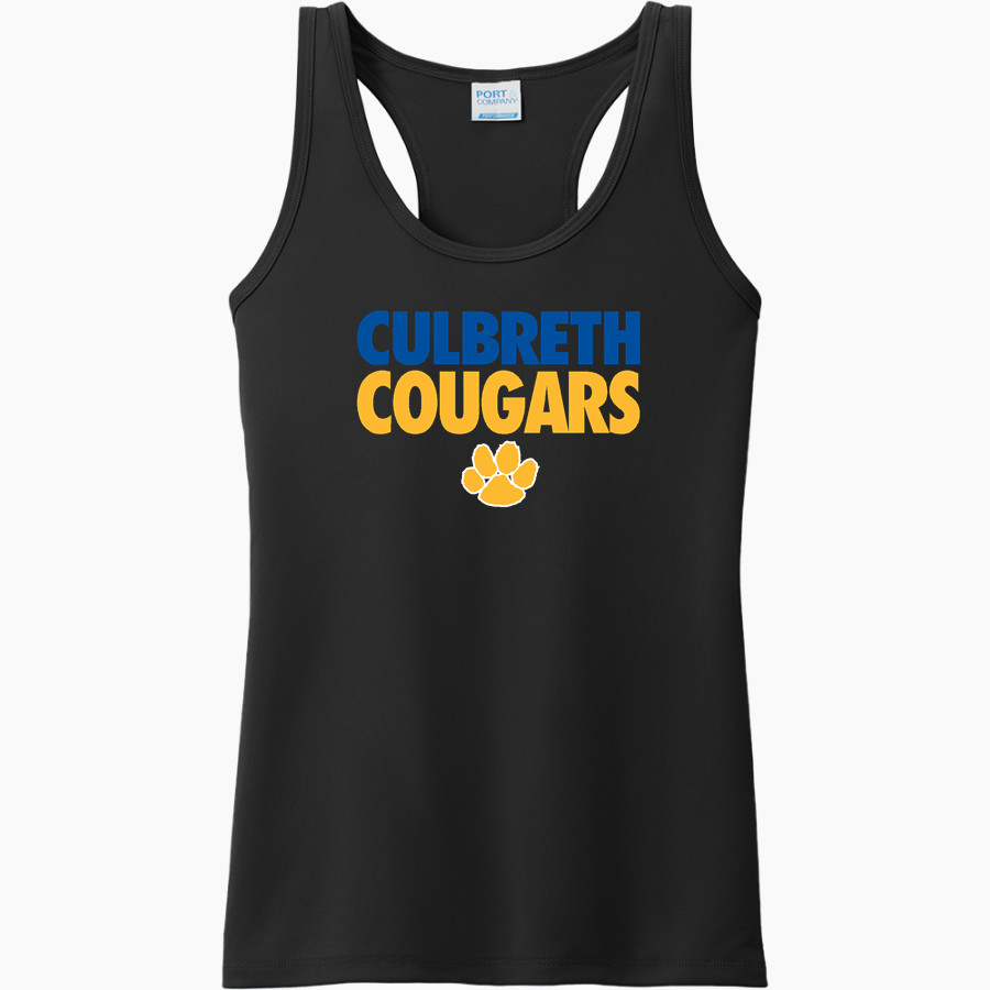 CULBRETH Cougars Port & Company Ladies Performance Tank