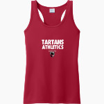 CARNEGIE MELLON UNIVERSITY TARTANS Port & Company Ladies Performance Tank Front Thumbnail