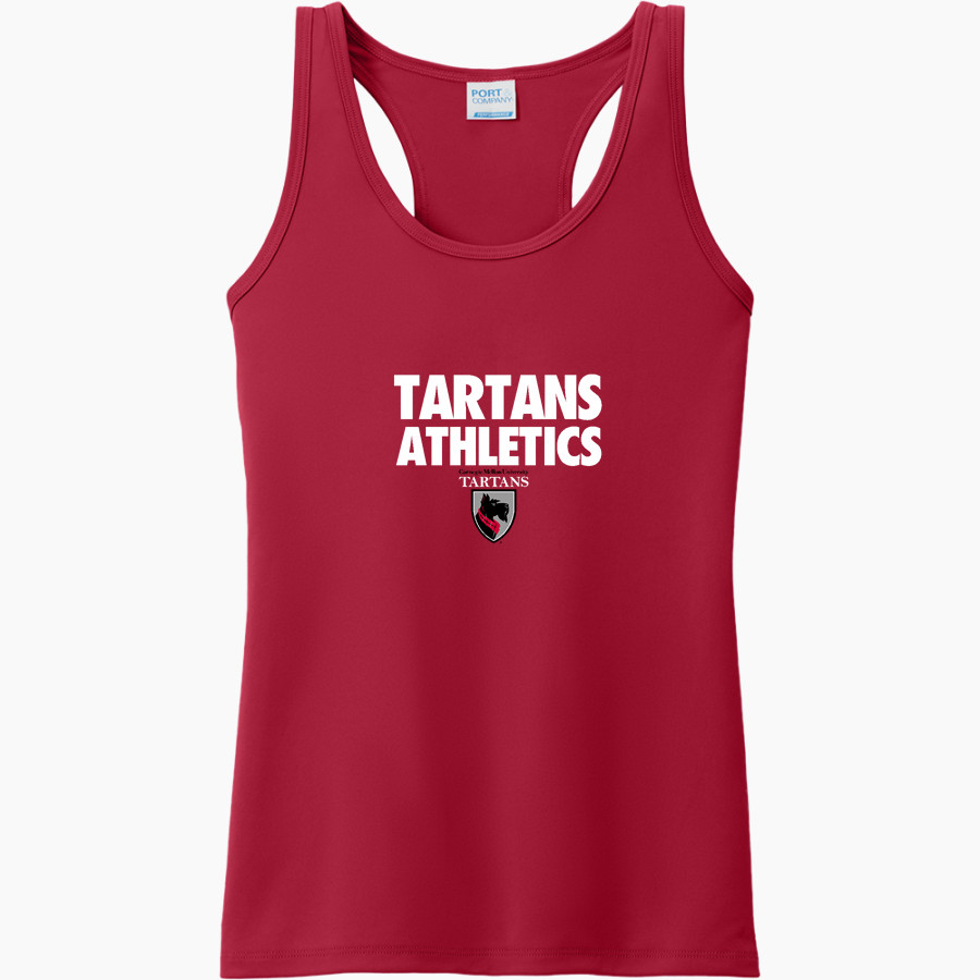 CARNEGIE MELLON UNIVERSITY TARTANS Port & Company Ladies Performance Tank