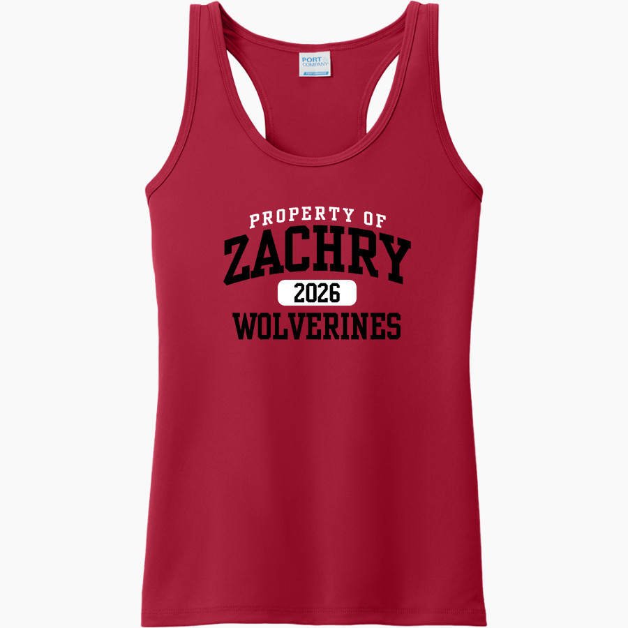 Zachry Wolverines Port & Company Ladies Performance Tank