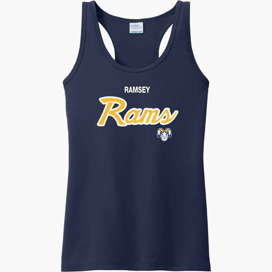 Ramsey Rams Port & Company Ladies Performance Tank