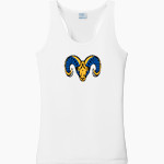 CUBA HIGH SCHOOL RAMS Port & Company Ladies Performance Tank Front Thumbnail