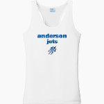 ANDERSON PREP ACADEMY JETS <span class="pdp-name-mascot">ANDERSON JETS</span> Port & Company Ladies Performance Tank Front Thumbnail