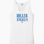 Miller Angels <span class="pdp-name-mascot">Miller Angels</span> Port & Company Ladies Performance Tank Front Thumbnail