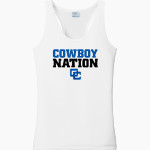 CHINO HIGH SCHOOL COWBOYS <span class="pdp-name-mascot">CHINO COWBOYS</span> Port & Company Ladies Performance Tank Front Thumbnail