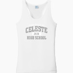 CELESTE HIGH SCHOOL BLUE DEVILS <span class="pdp-name-mascot">CELESTE BLUE DEVILS</span> Port & Company Ladies Performance Tank Front Thumbnail
