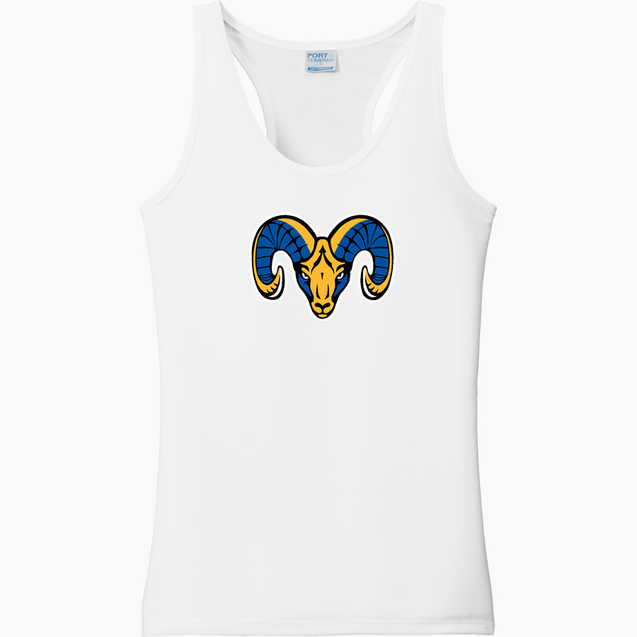 CUBA HIGH SCHOOL RAMS Port & Company Ladies Performance Tank