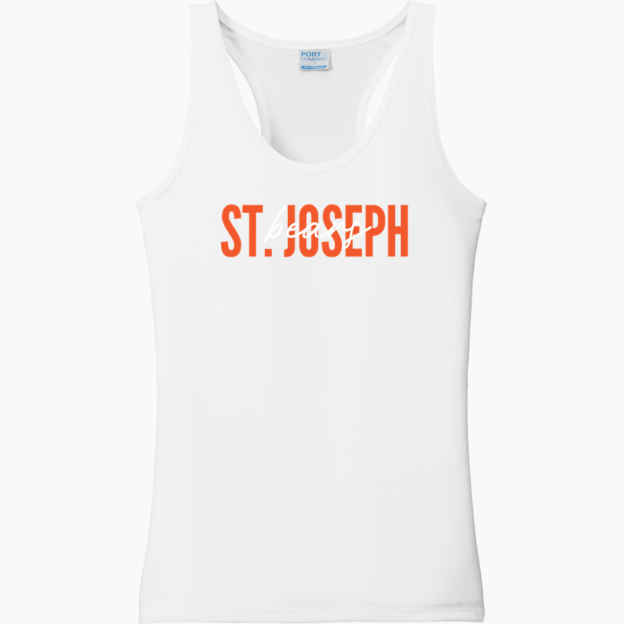 ST JOSEPH Bears Port & Company Ladies Performance Tank
