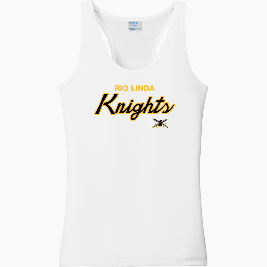 RIO LINDA HIGH SCHOOL KNIGHTS <span class="pdp-name-mascot">RIO LINDA KNIGHTS</span> Port & Company Ladies Performance Tank
