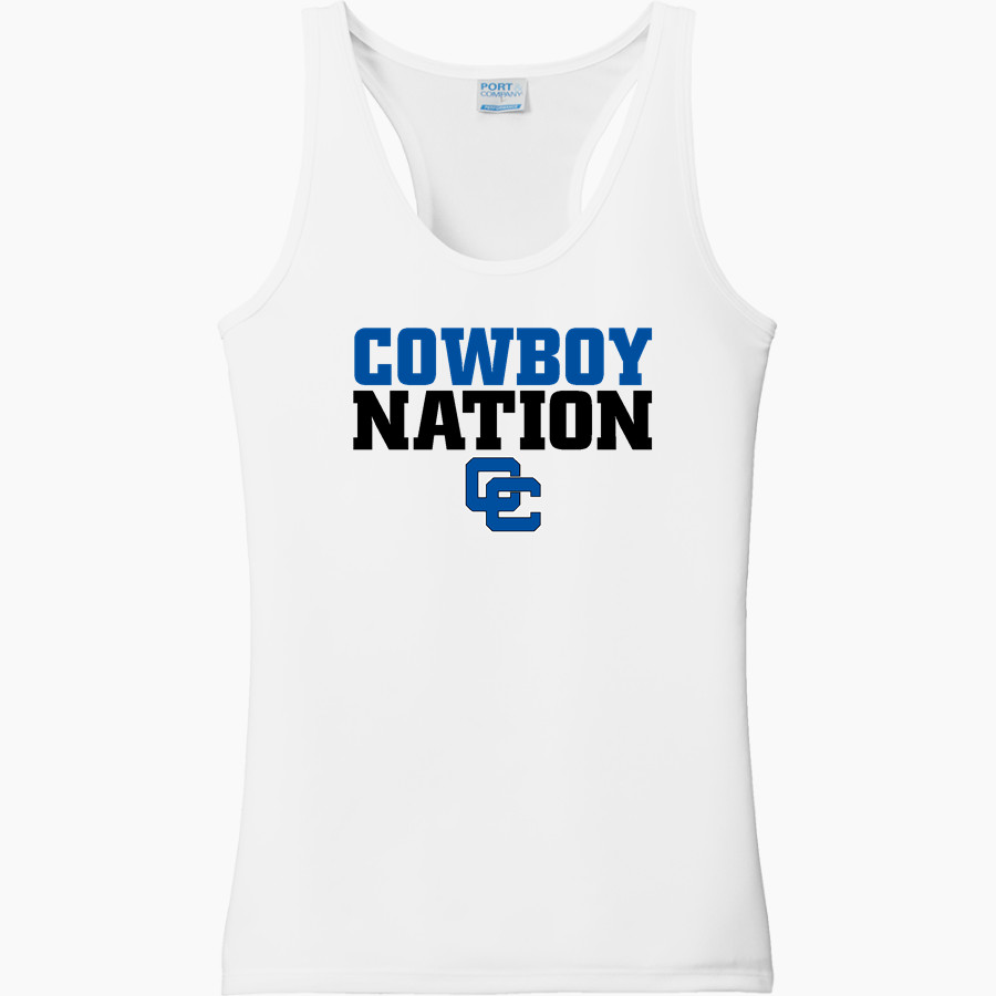 CHINO HIGH SCHOOL COWBOYS <span class="pdp-name-mascot">CHINO COWBOYS</span> Port & Company Ladies Performance Tank