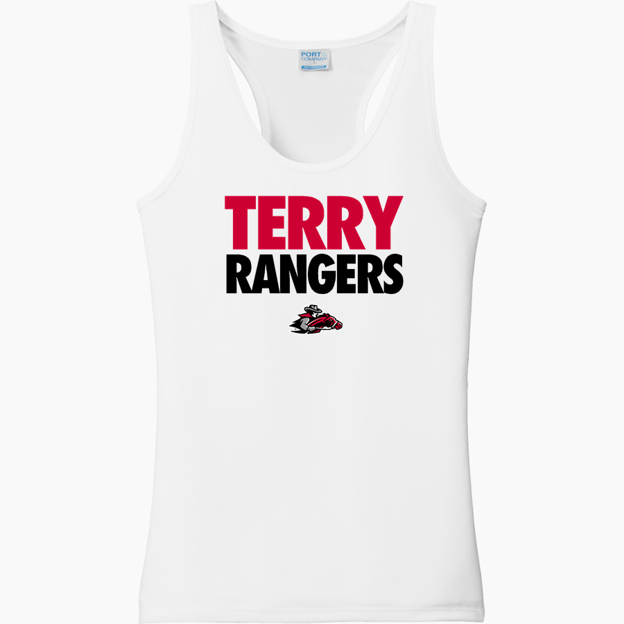 TERRY HIGH SCHOOL RANGERS <span class="pdp-name-mascot">TERRY RANGERS</span> Port & Company Ladies Performance Tank