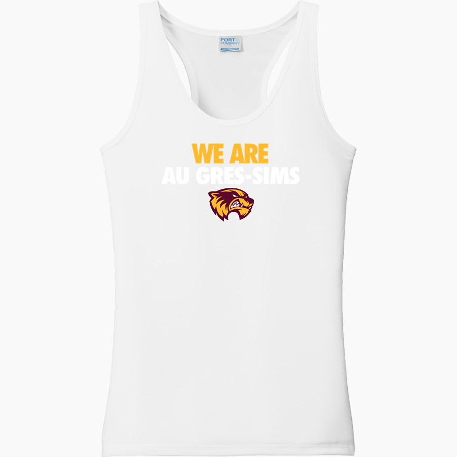 Au Gres-Sims HIGH SCHOOL WOLVERINES <span class="pdp-name-mascot">AU GRES - SIMS WOLVERINES</span> Port & Company Ladies Performance Tank
