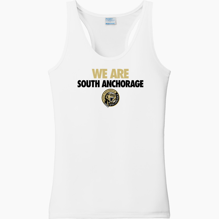 SOUTH ANCHORAGE HIGH SCHOOL WOLVERINES <span class="pdp-name-mascot">SOUTH ANCHORAGE WOLVERINES</span> Port & Company Ladies Performance Tank