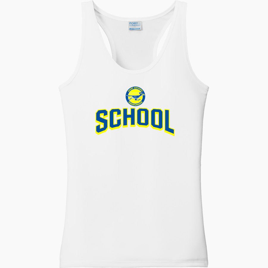 St. Anthony School <span class="pdp-name-mascot">St. Anthony School</span> Port & Company Ladies Performance Tank