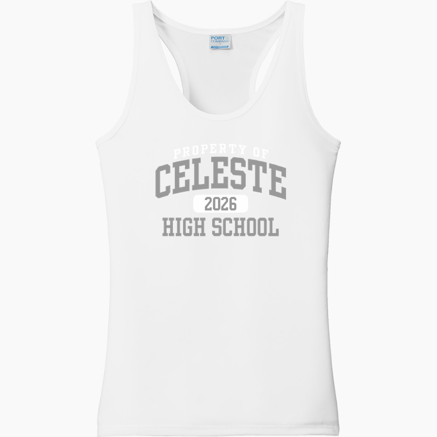 CELESTE HIGH SCHOOL BLUE DEVILS <span class="pdp-name-mascot">CELESTE BLUE DEVILS</span> Port & Company Ladies Performance Tank