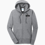 WEEHAWKEN HIGH SCHOOL Weehawken <span class="pdp-name-mascot">WEEHAWKEN INDIANS</span> Port & Company Women's Full Zip Hooded Sweatshirt Front Thumbnail