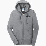 Big Drip Hoops Big Drip Hoops <span class="pdp-name-mascot">Big Drip Hoops</span> Port & Company Women's Full Zip Hooded Sweatshirt Front Thumbnail