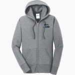 San Diego Miramar Jets <span class="pdp-name-mascot">San Diego Miramar College Jets</span> Port & Company Women's Full Zip Hooded Sweatshirt Front Thumbnail
