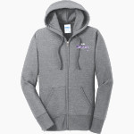 ELGIN HIGH SCHOOL WILDCATS <span class="pdp-name-mascot">ELGIN WILDCATS</span> Port & Company Women's Full Zip Hooded Sweatshirt Front Thumbnail
