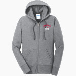 ANNANDALE HIGH SCHOOL ATOMS <span class="pdp-name-mascot">ANNANDALE ATOMS</span> Port & Company Women's Full Zip Hooded Sweatshirt Front Thumbnail