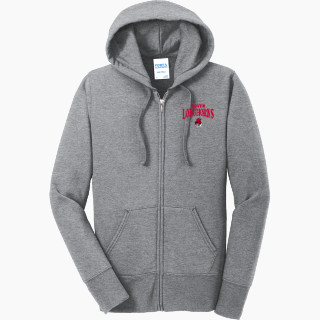 Port & Company Women's Full Zip Hooded Sweatshirt
