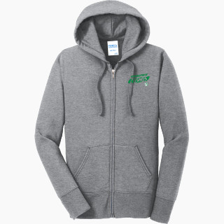 Port & Company Women's Full Zip Hooded Sweatshirt