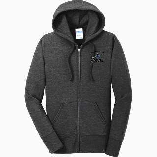 Port & Company Women's Full Zip Hooded Sweatshirt