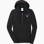 ROBERT C HATCH HIGH SCHOOL BOBCATS <span class="pdp-name-mascot">ROBERT C HATCH BOBCATS</span> Port & Company Women's Full Zip Hooded Sweatshirt Front Thumbnail