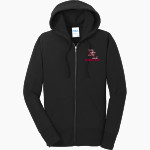 Roxbury Latin <span class="pdp-name-mascot">Roxbury Latin Foxes</span> Port & Company Women's Full Zip Hooded Sweatshirt Front Thumbnail