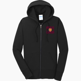 Port & Company Women's Full Zip Hooded Sweatshirt