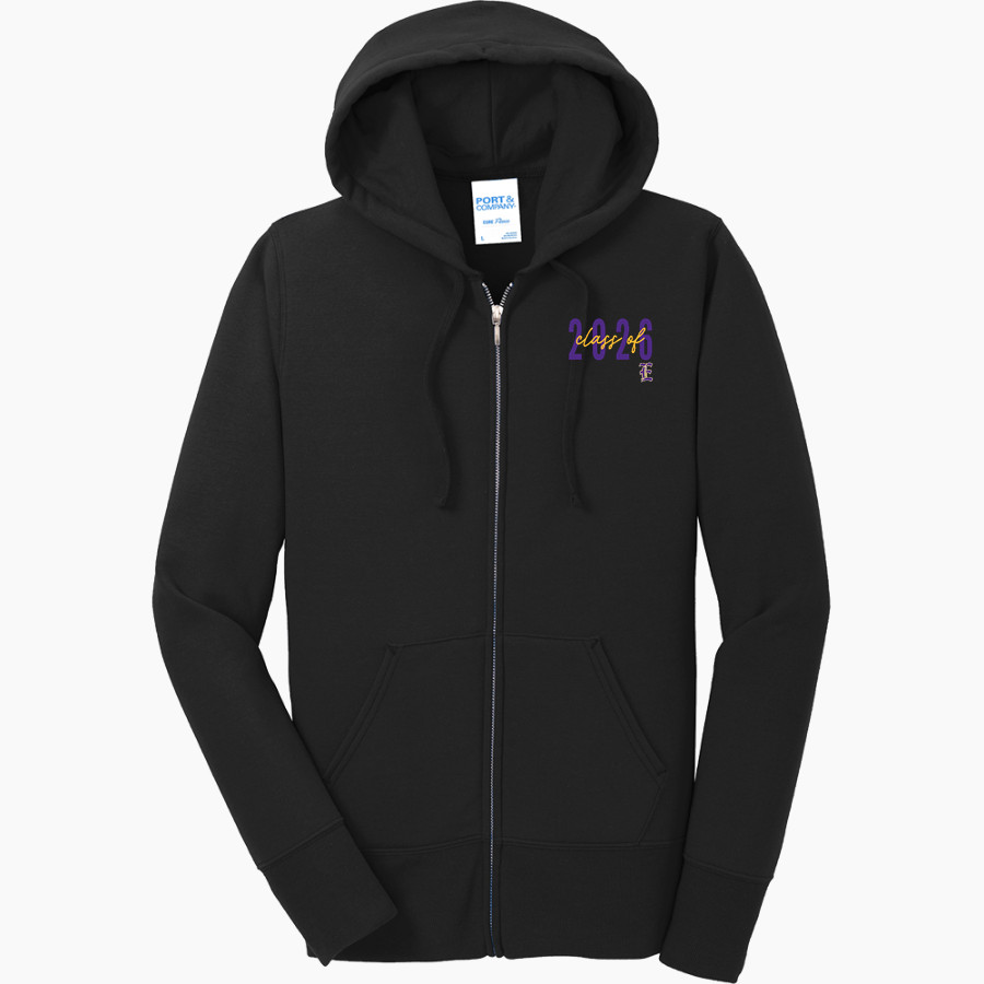Ephrata Area School District MOUNTAINEERS <span class="pdp-name-mascot">EPHRATA MOUNTAINEERS</span> Port & Company Women's Full Zip Hooded Sweatshirt
