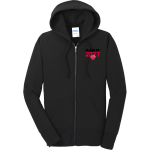 Kankakee Valley Kougars Kougars <span class="pdp-name-mascot">Kankakee Valley Kougars Kougars</span> Port & Company Women's Full Zip Hooded Sweatshirt Front Thumbnail
