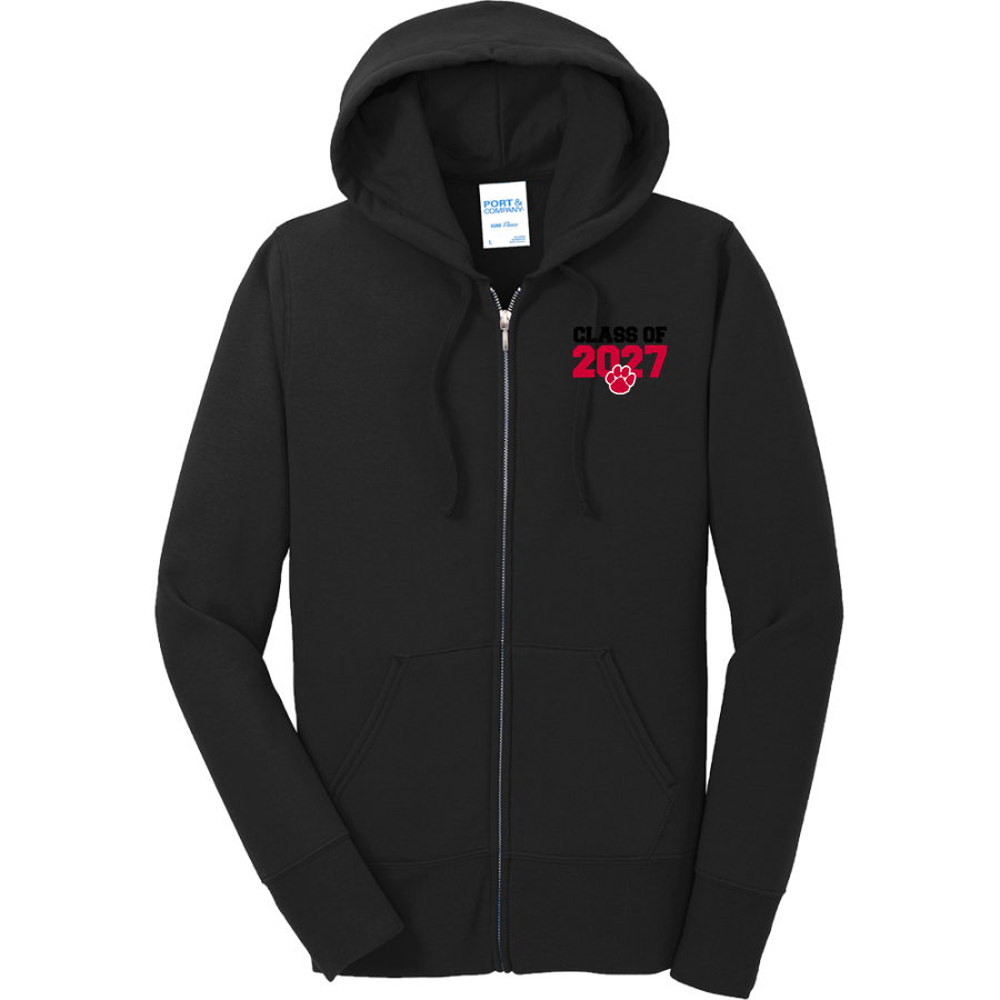 Kankakee Valley Kougars Kougars <span class="pdp-name-mascot">Kankakee Valley Kougars Kougars</span> Port & Company Women's Full Zip Hooded Sweatshirt