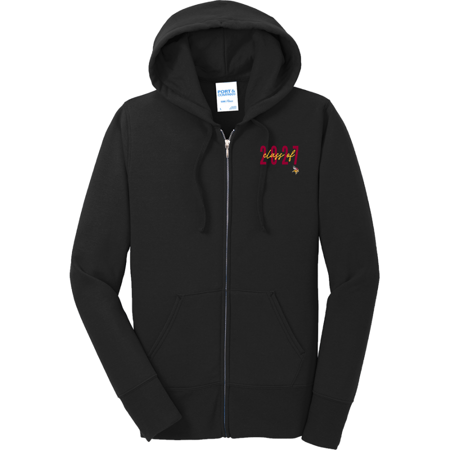 VIEWMONT HIGH SCHOOL VIKINGS <span class="pdp-name-mascot">VIEWMONT VIKINGS</span> Port & Company Women's Full Zip Hooded Sweatshirt