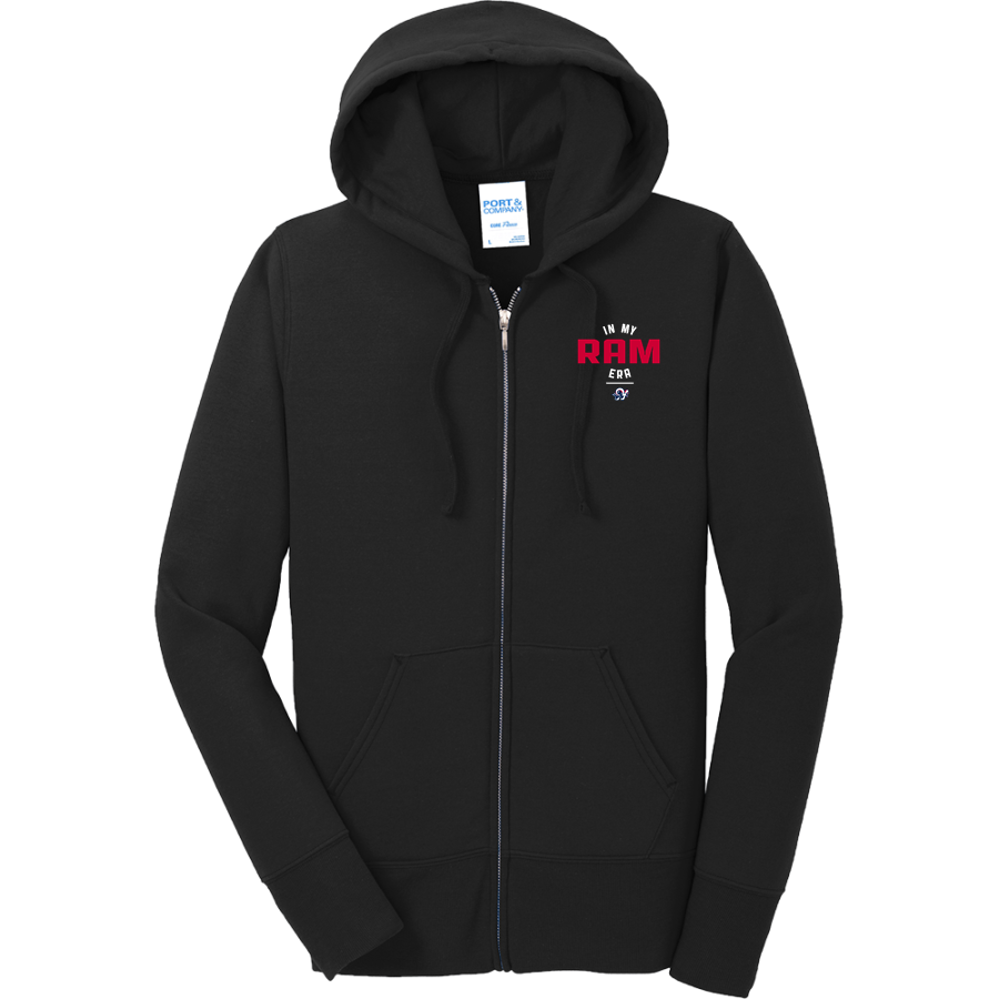 Bluefield University Sideline Store <span class="pdp-name-mascot">Bluefield University</span> Port & Company Women's Full Zip Hooded Sweatshirt