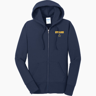 Port & Company Women's Full Zip Hooded Sweatshirt