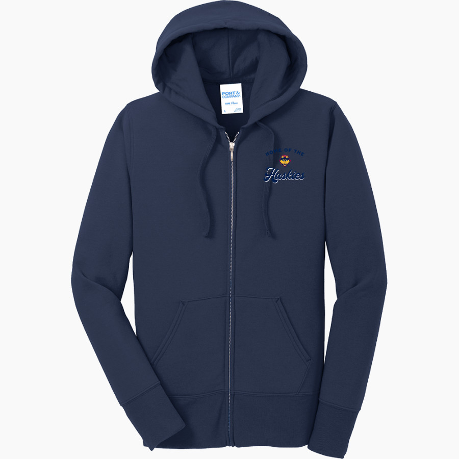 NORTHWEST HIGH SCHOOL HUSKIES <span class="pdp-name-mascot">NORTHWEST HUSKIES</span> Port & Company Women's Full Zip Hooded Sweatshirt