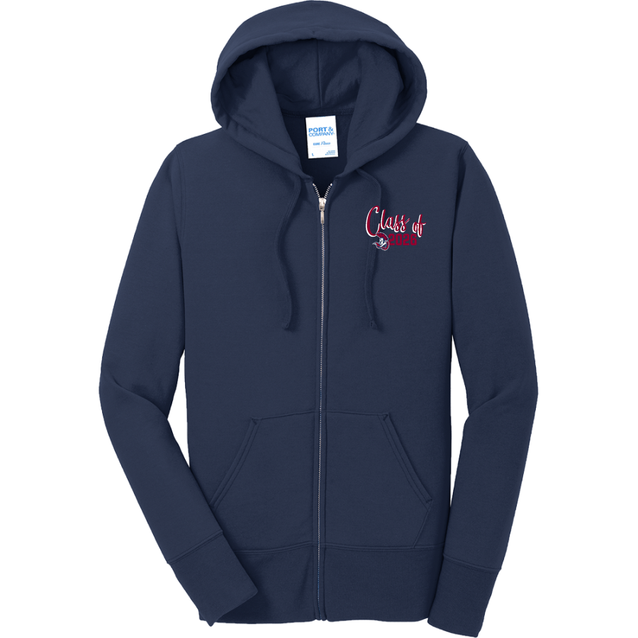 River City Believers Soldiers <span class="pdp-name-mascot">River City Believers Academy Soldiers</span> Port & Company Women's Full Zip Hooded Sweatshirt