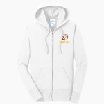 Oak Hills Christian College Wolfpack Port & Company Women's Full Zip Hooded Sweatshirt Front Thumbnail