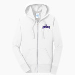 Virginia Peninsula Gators <span class="pdp-name-mascot">Virginia Peninsula Community College Gators</span> Port & Company Women's Full Zip Hooded Sweatshirt Front Thumbnail