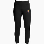 SEBEKA HIGH SCHOOL Trojans Online Store <span class="pdp-name-mascot">SEBEKA TROJANS</span> Sport-Tek Women's 7/8 Legging Front Thumbnail