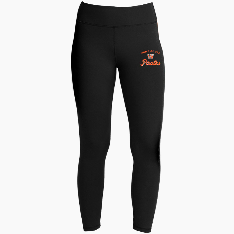 WHEELERSBURG HIGH SCHOOL PIRATES <span class="pdp-name-mascot">WHEELERSBURG PIRATES</span> Sport-Tek Women's 7/8 Legging