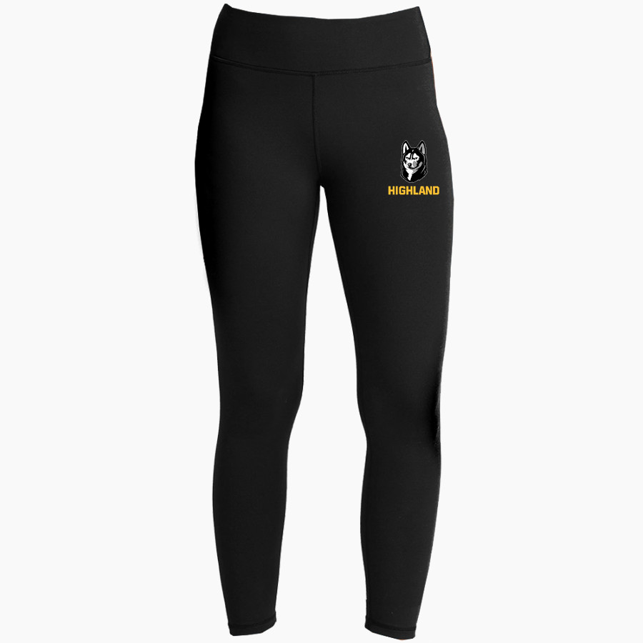 HIGHLAND HIGH SCHOOL HUSKIES Sport-Tek Women's 7/8 Legging