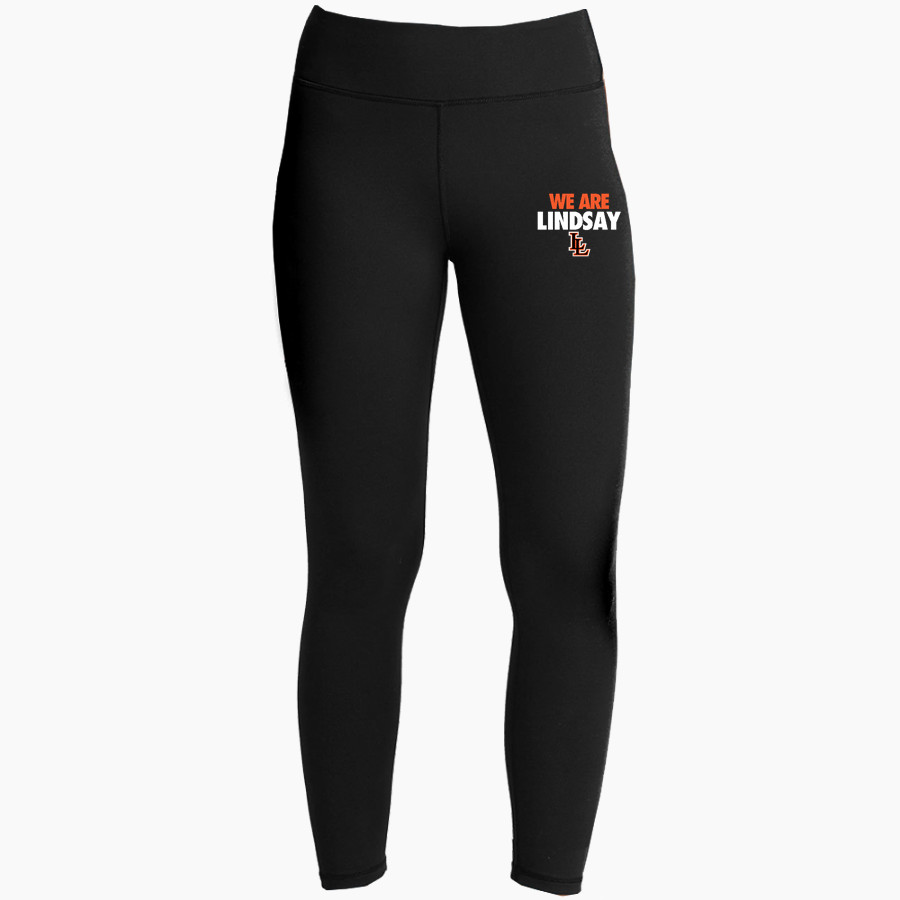 LINDSAY SCHOOL DISTRICT 9 LEOPARDS <span class="pdp-name-mascot">LINDSAY LEOPARDS</span> Sport-Tek Women's 7/8 Legging